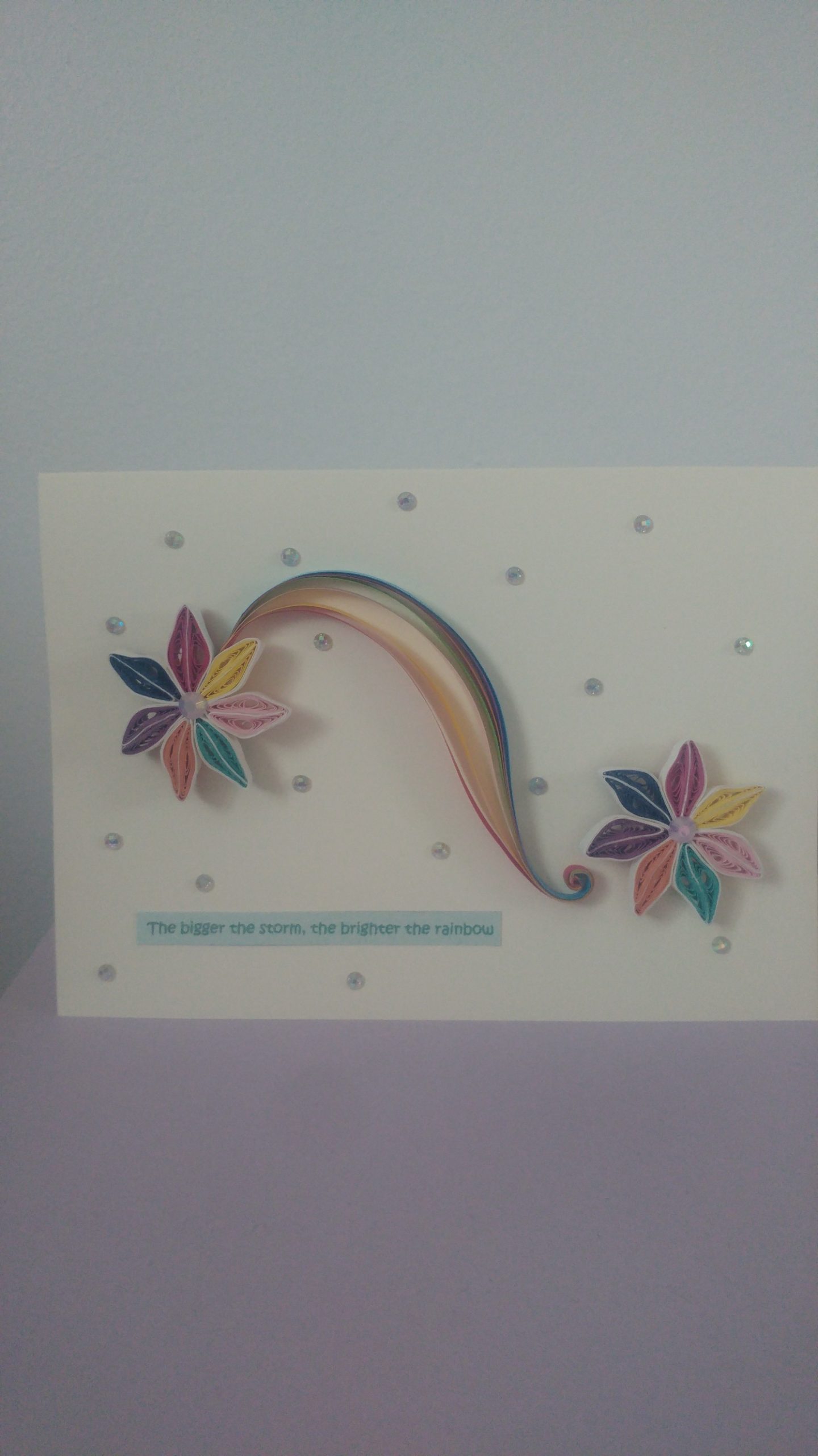 Greeting Card - Quilled Floral Design